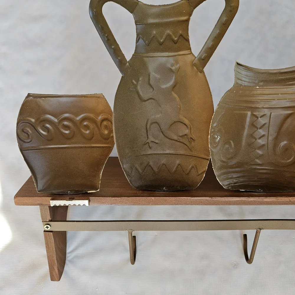 Southwestern Aztec Wooden Shelf 23.5